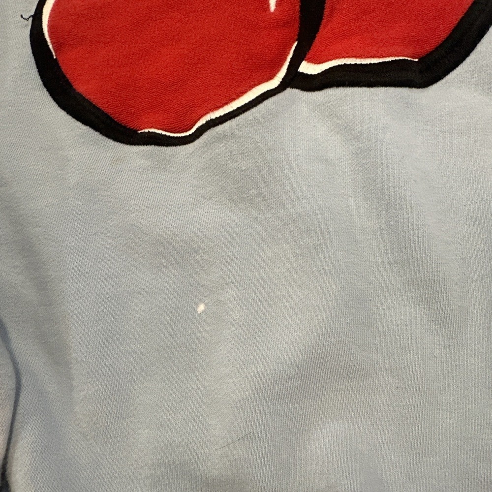 Kirsh Big Cherry Sweatshirt, Lt Blue, Women's Size 1 - Picture 5 of 9